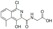 Glycine, n-[(1-chloro-4-hydroxy-5-methyl-3-isoquinolinyl)carbonyl]- Structure,947516-54-3Structure