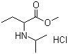 2-[(1-Methylethyl)amino]butanoic acid methyl ester hydrochloride Structure,947586-41-6Structure