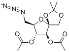 5-叠氮基-5-脱氧-3,4-双-o-乙酰基-1,2-o-异亚丙基-beta-D-果糖结构式_94801-00-0结构式