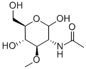 2-乙酰氨基-2-脱氧-3-邻甲基-d-吡喃葡萄糖结构式_94825-74-8结构式