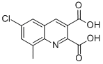 6-Chloro-8-methylquinoline-2,3-dicarboxylic acid Structure,948289-44-9Structure