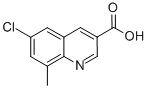 6-Chloro-8-methylquinoline-3-carboxylic acid Structure,948289-56-3Structure