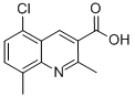 5-Chloro-2,8-dimethylquinoline-3-carboxylic acid Structure,948294-07-3Structure