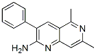 1,6-Naphthyridin-2-amine, 5,7-dimethyl-3-phenyl- Structure,948350-99-0Structure