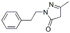 3-Methyl-1-(2-phenylethyl)-2-pyrazolin-5-one Structure,949-26-8Structure