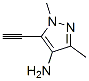 1H-pyrazol-4-amine, 5-ethynyl-1,3-dimethyl-(9ci) Structure,94990-00-8Structure