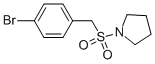 1-(4-BROMOBENZYLSULFONYL)PYRROLIDINE Structure,950255-92-2Structure