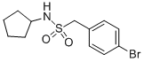 1-(4-Bromophenyl)-N-cyclopentylmethanesulfonamide Structure,950256-12-9Structure