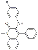 2(1H)-quinolinone, 3-[(4-fluorophenyl)amino]-1-methyl-4-phenyl- Structure,950985-17-8Structure