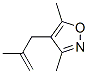 (9ci)-3,5-二甲基-4-(2-甲基-2-丙烯基)-异噁唑结构式_95113-52-3结构式