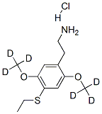 2,5-(二甲氧基-d6)-4-(乙基硫代)苯乙胺盐酸盐结构式_951400-18-3结构式