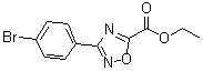 3-(4-Bromophenyl)-1,2,4-oxadiazole-5-carboxylic acid ethyl ester Structure,951626-15-6Structure