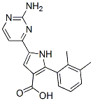  5-(2-氨基-4-嘧啶)-2-(2,3-二甲基苯基)-1H-吡咯-3-羧酸结构式_951784-09-1结构式
