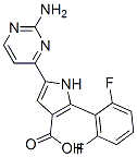  5-(2-氨基-4-嘧啶)-2-(2,6-二氟苯基)-1H-吡咯-3-羧酸结构式_951784-21-7结构式