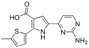  5-(2-氨基-4-嘧啶)-2-(5-甲基-2-噻吩)-1H-吡咯-3-羧酸结构式_951784-27-3结构式