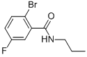 N-丙基-2-溴-5-氟苯甲酰胺结构式_951884-10-9结构式