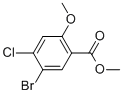 5-Bromo-4-chloro-2-methoxy-benzoic acid methyl ester Structure,951885-11-3Structure