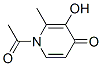 4(1H)-pyridinone, 1-acetyl-3-hydroxy-2-methyl-(9ci) Structure,95215-49-9Structure