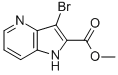 Methyl 3-bromo-1H-pyrrolo-[3,2-b]pyridine-2-carboxylate Structure,952182-30-8Structure