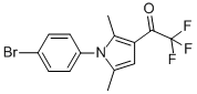 1-[1-(4-Bromophenyl)-2,5-dimethyl-1H-pyrrol-3-yl]-2,2,2-trifluoro-1-ethanone Structure,95337-69-2Structure