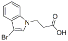 3-(3-Bromo-1H-indol-1-yl)propanoic acid Structure,953721-14-7Structure