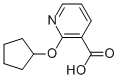 2-Cyclopentyloxy-nicotinic acid Structure,953732-05-3Structure