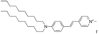 4-(4-(Didecylamino)styryl)-N-methylpyridinium iodide Structure,95378-73-7Structure