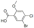 5-Bromo-4-chloro-2-methoxybenzoic acid Structure,95383-17-8Structure