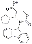 (S)-3-环戊基-3-(9H-芴-9-基甲氧基羰基氨基)-丙酸结构式_954225-72-0结构式