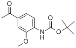 (4-乙酰基-2-甲氧基-苯基)-氨基甲酸叔丁酯结构式_954238-28-9结构式