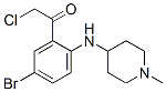 Ethanone, 1-[5-bromo-2-[(1-methyl-4-piperidinyl)amino]phenyl]-2-chloro- Structure,954500-38-0Structure