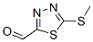 1,3,4-Thiadiazole-2-carboxaldehyde, 5-(methylthio)- Structure,95453-60-4Structure