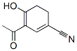 1,3-Cyclohexadiene-1-carbonitrile, 3-acetyl-4-hydroxy-(9ci) Structure,95529-19-4Structure