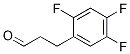 3-(2,4,5-三氟苯基)丙醛结构式_955403-59-5结构式