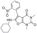 6-(环己基氨基)-1,3-二甲基-5-(2-硝基苯基)-呋喃并[2,3-d]嘧啶-2,4(1h,3h)-二酮结构式_955428-72-5结构式