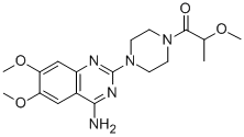 美他唑嗪结构式_95549-92-1结构式