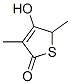 4-Hydroxy-3,5-dimethyl-5H-thiophen-2-one Structure,95603-70-6Structure