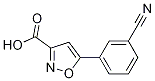 5-(3-Cyanophenyl)-3-isoxazolecarboxylic acid Structure,956360-07-9Structure