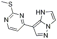 7-(2-(Methylthio)pyrimidin-4-yl)-1h-imidazo[1,2-b]pyrazole Structure,956722-15-9Structure