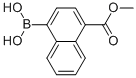 4-(Methoxycarbonyl)naphthalene-1-boronic acid Structure,957034-67-2Structure