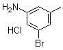 3-Bromo-5-methylaniline, HCl Structure,957034-79-6Structure