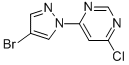 4-(4-Bromo-1H-pyrazol-1-yl)-6-chloropyrimidine Structure,957035-29-9Structure