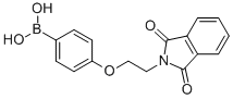 4-(2-(1,3-二氧代异吲哚啉-2-基)乙氧基)苯硼酸结构式_957061-10-8结构式