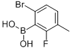 6-Bromo-2-fluoro-3-methylphenylboronic acid Structure,957061-15-3Structure