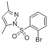 1-(2-溴苯基磺酰基)-3,5-二甲基-1H-吡唑结构式_957120-77-3结构式