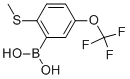 2-Methylthio-5-trifluoromethoxyphenylboronic acid Structure,957121-11-8Structure