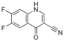 6,7-Difluoro-4-oxo-1,4-dihydroquinoline-3-carbonitrile Structure,957137-97-2Structure