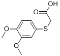 2-(3,4-DImethoxyphenylthio)aceticacid Structure,95735-63-0Structure