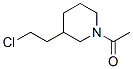 Ethanone, 1-[3-(2-chloroethyl)-1-piperidinyl]- Structure,958026-55-6Structure