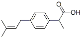 Benzeneacetic acid,-alpha--methyl-4-(3-methyl-2-butenyl)-, (+)-(9ci) Structure,95833-51-5Structure